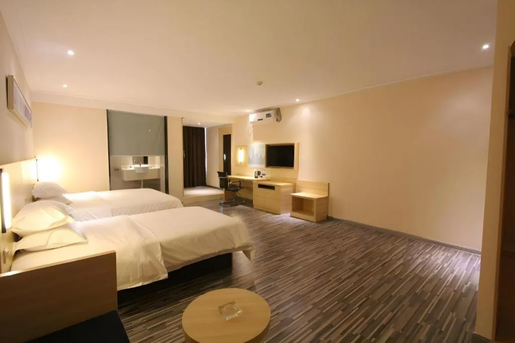 Bed in City Comfort Inn Foshan Shunde Leliu