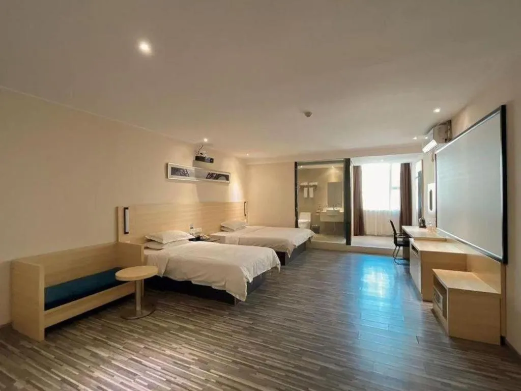 Bed in City Comfort Inn Foshan Shunde Leliu