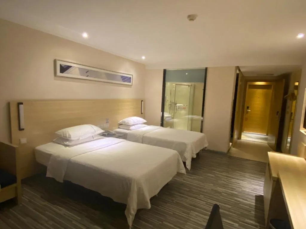 Bed in City Comfort Inn Foshan Shunde Leliu