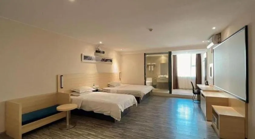 Bed in City Comfort Inn Foshan Shunde Leliu