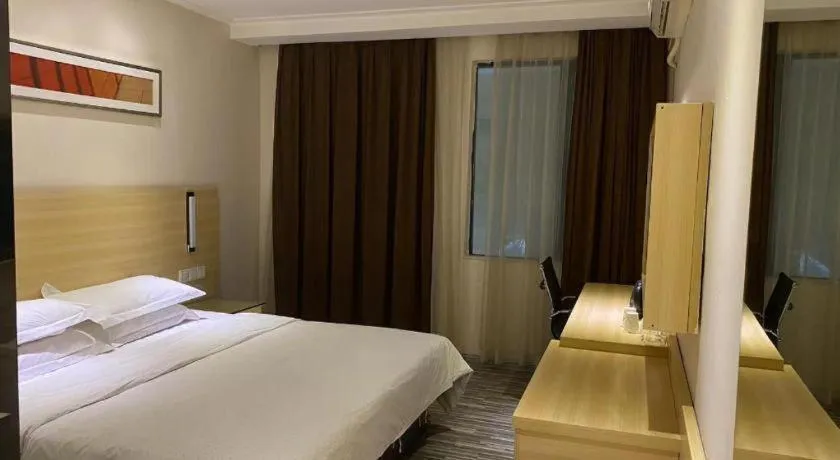 Bed in City Comfort Inn Foshan Shunde Leliu