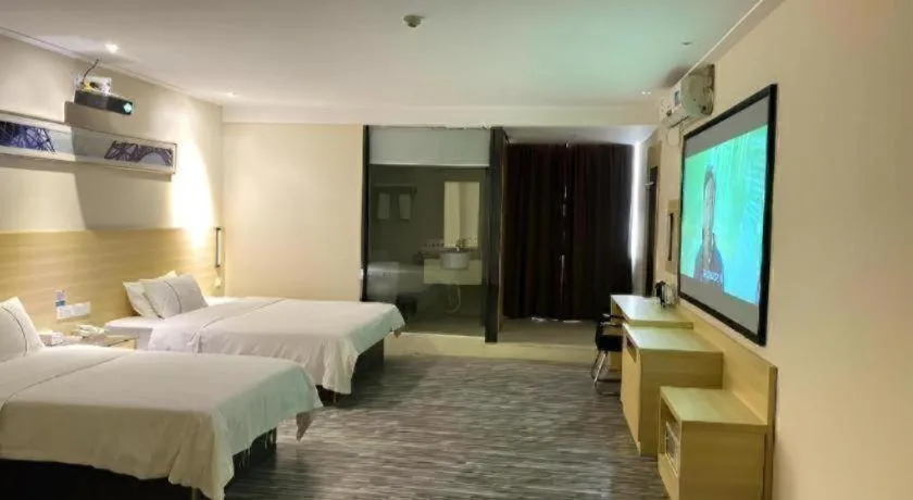 Bed in City Comfort Inn Foshan Shunde Leliu