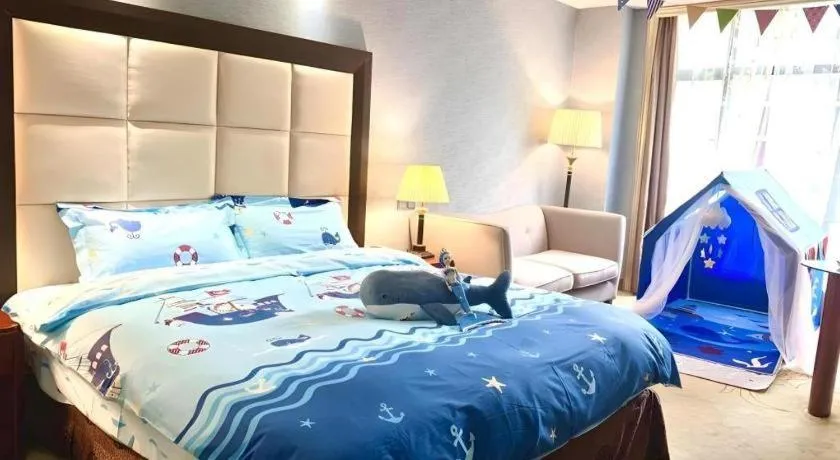 Bed in Shenzhen Bao Yue Hotel