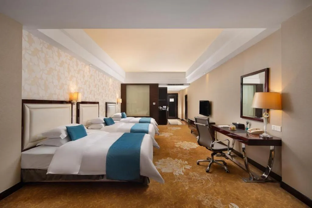 Bed in Country Garden Phoenix Hotel Yunfu