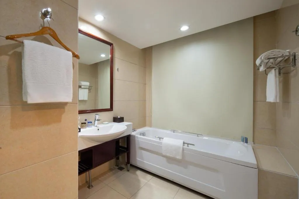 Bed in Country Garden Phoenix Hotel Yunfu