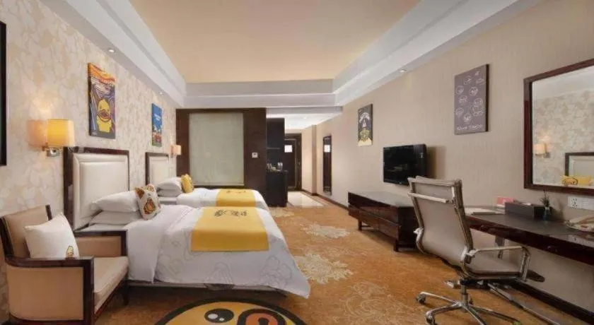 Bed in Country Garden Phoenix Hotel Yunfu