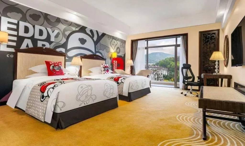 Bed in Country Garden Phoenix Hotel Yunfu