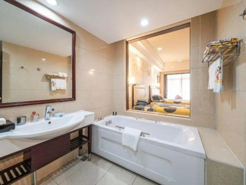 Bed in Country Garden Phoenix Hotel Yunfu