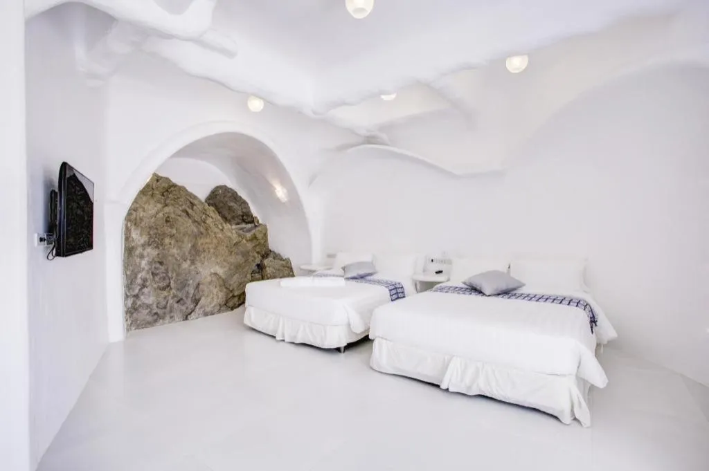 Bed in Vitalis Villas