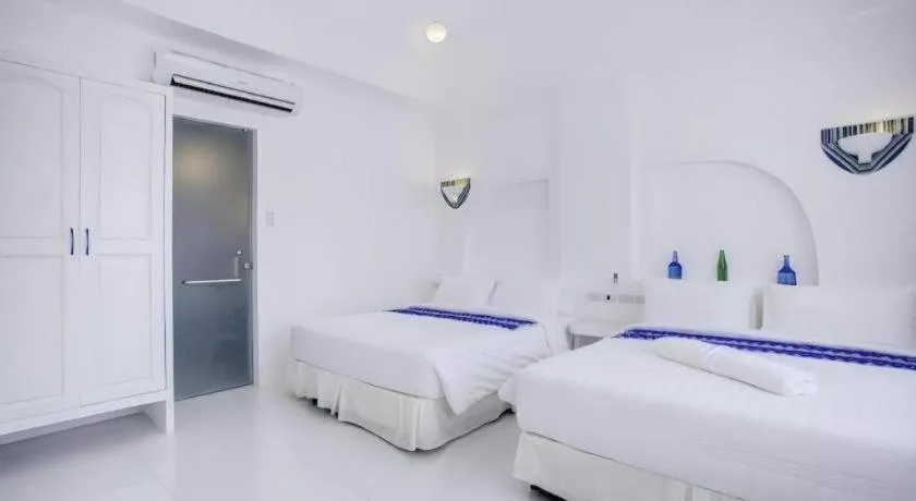 Bed in Vitalis Villas