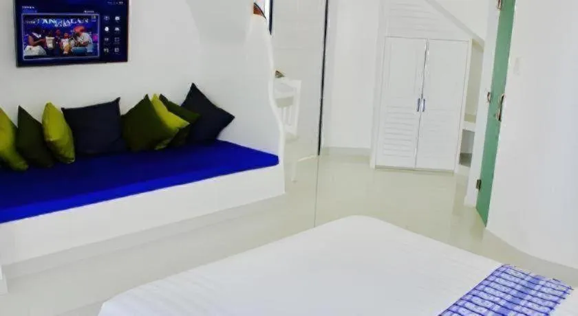 Bed in Vitalis Villas