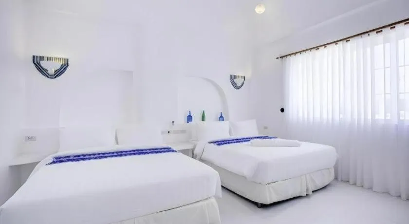 Bed in Vitalis Villas