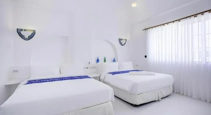 Bed in Vitalis Villas