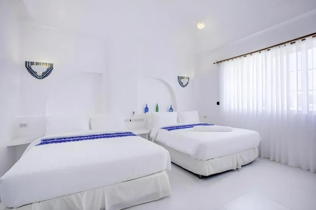 Bed in Vitalis Villas