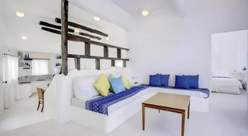 Bed in Vitalis Villas