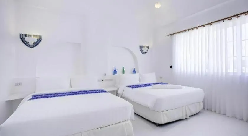 Bed in Vitalis Villas