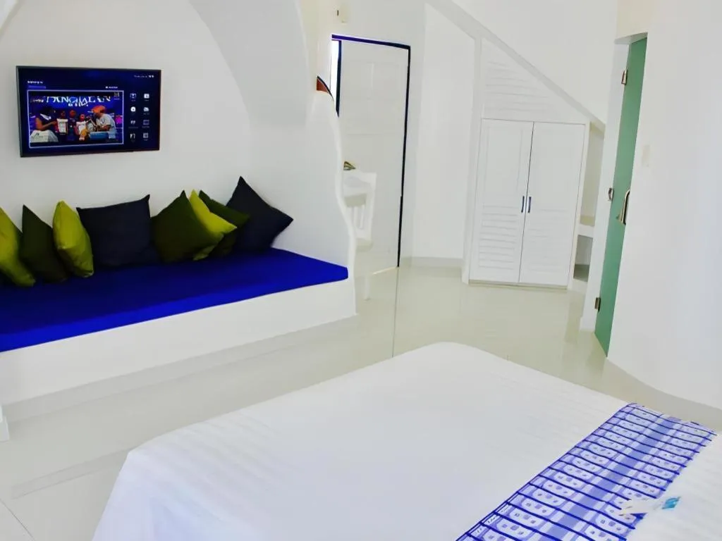 Bed in Vitalis Villas