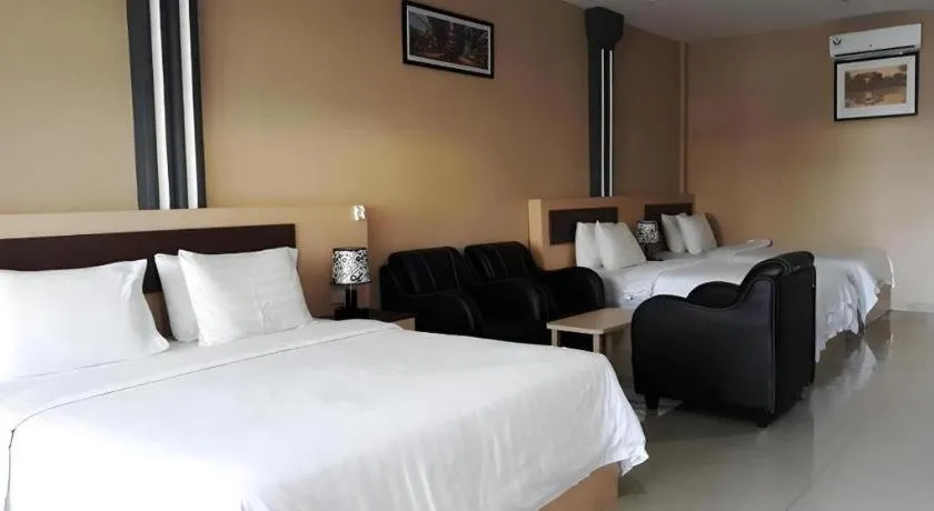 Bed in Samosir Cottages Resort