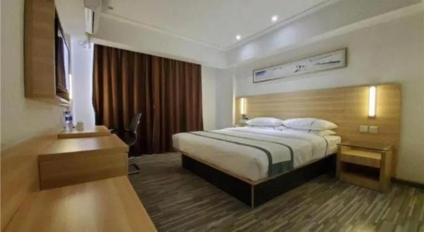 Bed in City Comfort Inn Zhaoqing Qixingyan Scenic Area Xinghu Archway