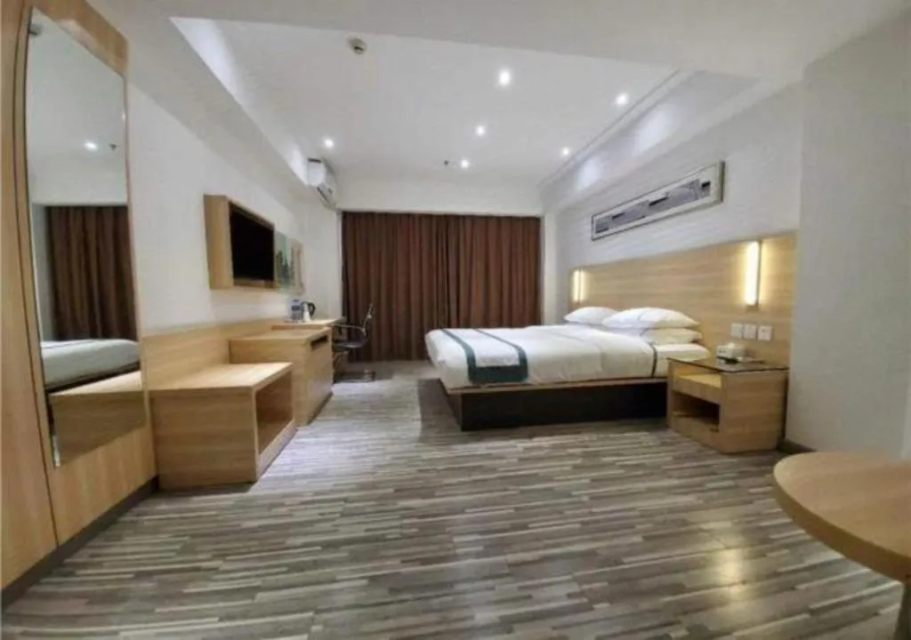 Bed in City Comfort Inn Zhaoqing Qixingyan Scenic Area Xinghu Archway