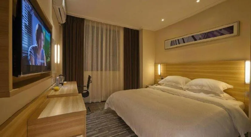 Bed in City Comfort Inn Zhaoqing Qixingyan Scenic Area Xinghu Archway