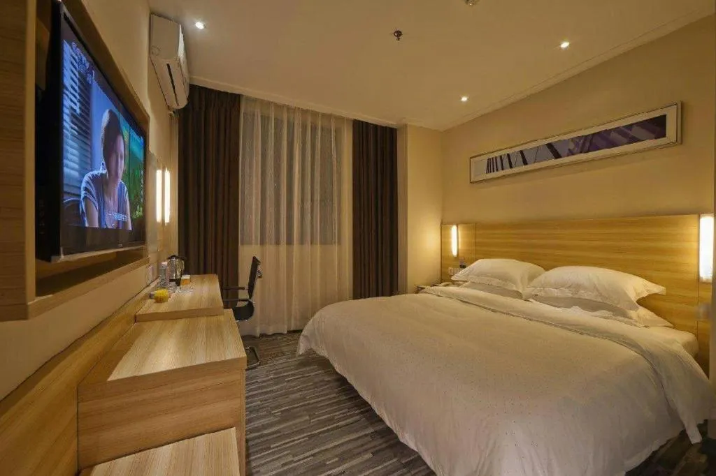 Bed in City Comfort Inn Zhaoqing Qixingyan Scenic Area Xinghu Archway
