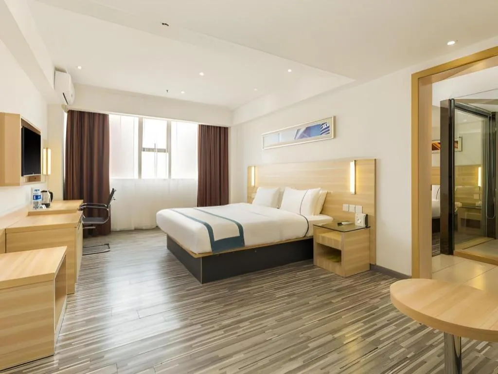 Bed in City Comfort Inn Zhaoqing Qixingyan Scenic Area Xinghu Archway