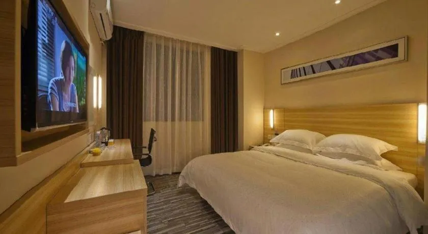 Bed in City Comfort Inn Zhaoqing Qixingyan Scenic Area Xinghu Archway