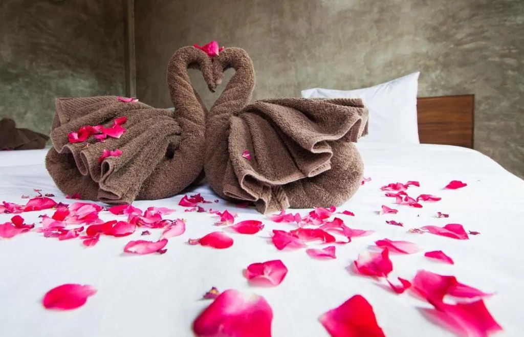 Bed in Huan Aumpron Resort