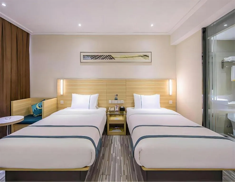 Bed in City Comfort Inn Huangshi City Huangshi Avenue
