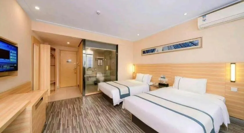 Bed in City Comfort Inn Huangshi City Huangshi Avenue