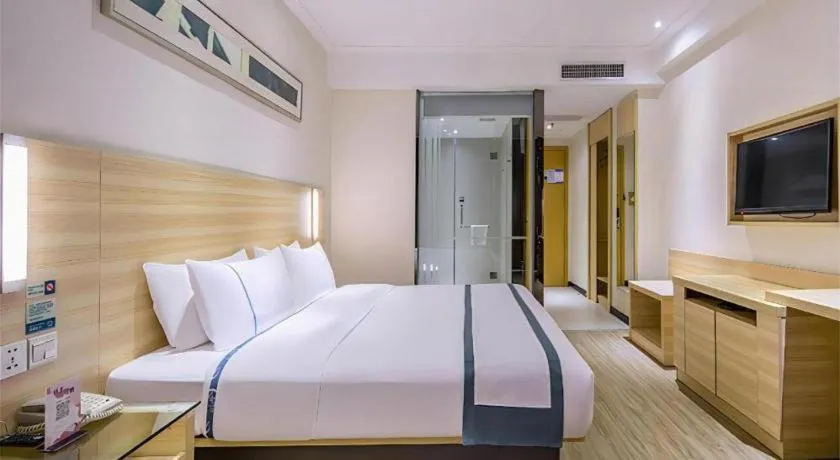 Bed in City Comfort Inn Huangshi City Huangshi Avenue