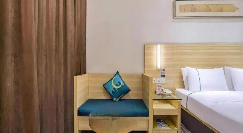 Bed in City Comfort Inn Huangshi City Huangshi Avenue