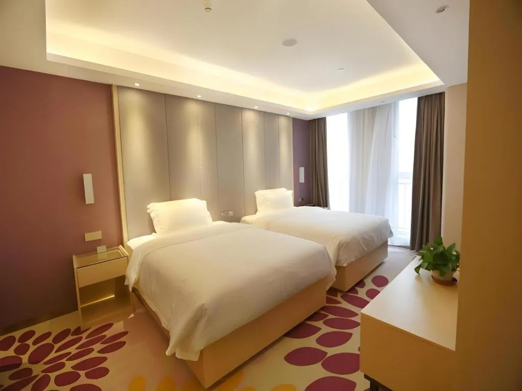 Bed in Lavande Hotels Tianjin Huaming Binhai International Airport