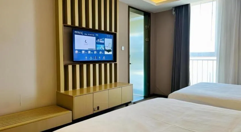 Bed in Lavande Hotels Tianjin Huaming Binhai International Airport