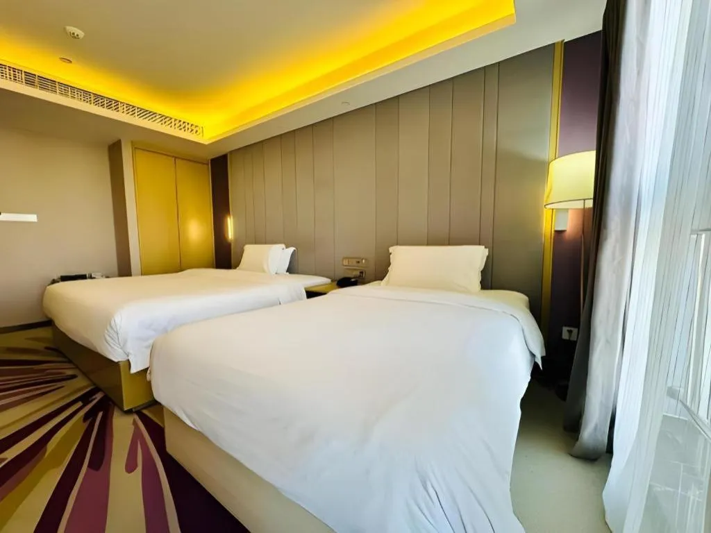 Bed in Lavande Hotels Tianjin Huaming Binhai International Airport