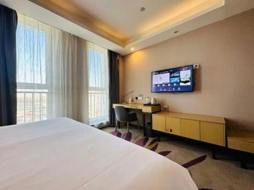 Bed in Lavande Hotels Tianjin Huaming Binhai International Airport