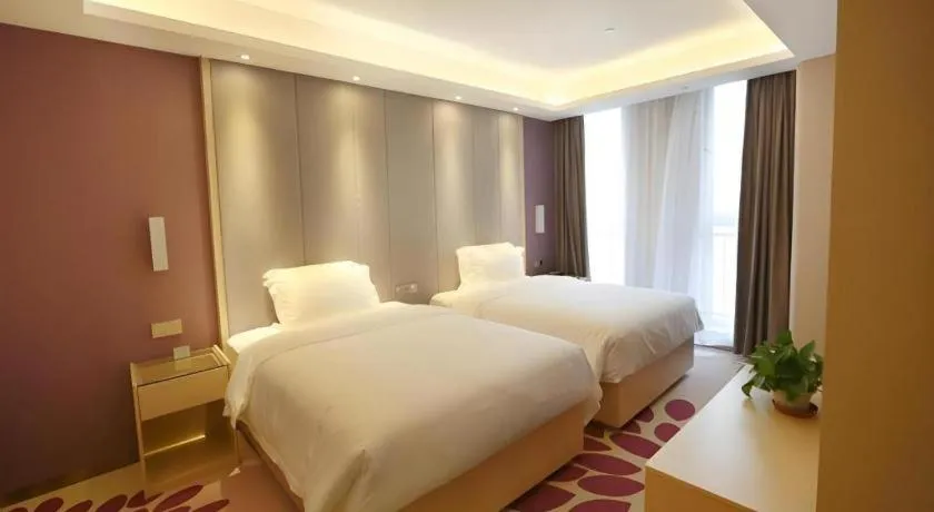 Bed in Lavande Hotels Tianjin Huaming Binhai International Airport