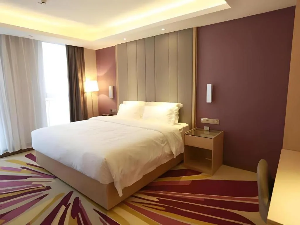 Bed in Lavande Hotels Tianjin Huaming Binhai International Airport