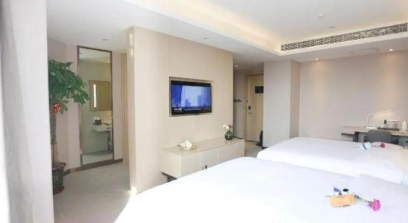 Bed in Lavande Hotels Tianjin Huaming Binhai International Airport