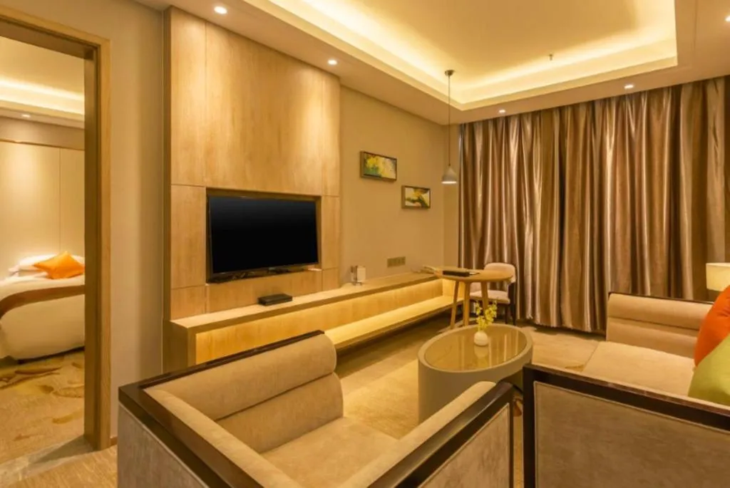 Bed in Dezhou Regal Kangbo Hotel