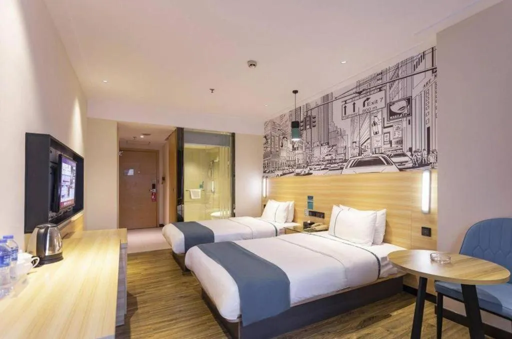 Bed in City Comfort Inn Xinyu Baoshi Park Xingang