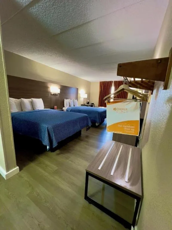 Bed in Econo Lodge Willowbrook