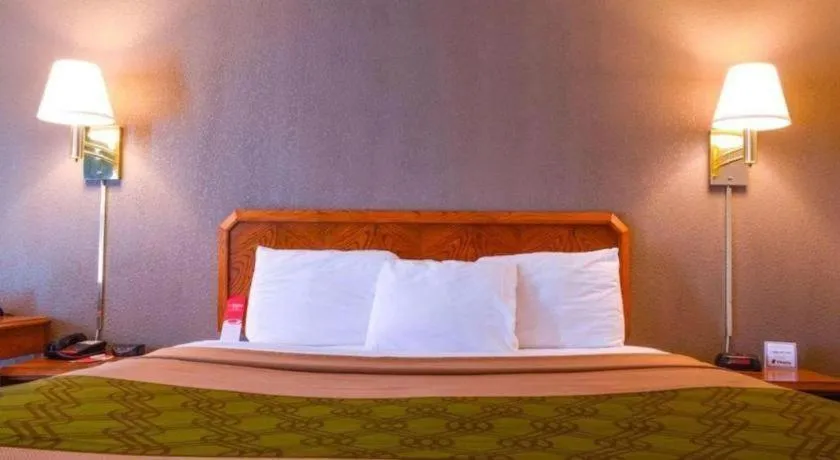 Bed in Econo Lodge Willowbrook