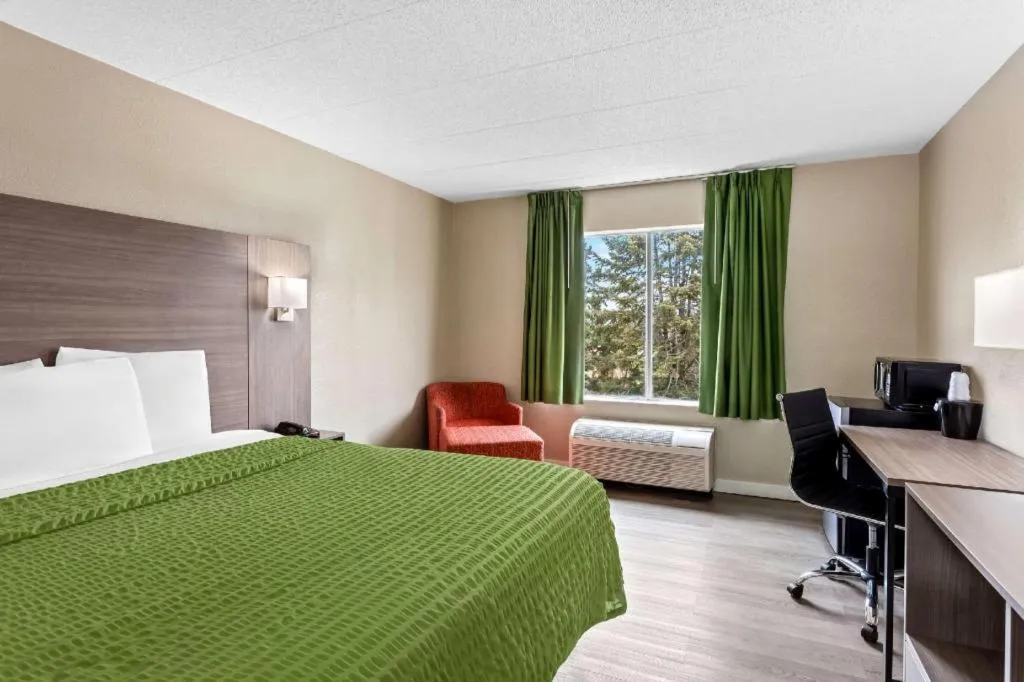 Bed in Econo Lodge Willowbrook