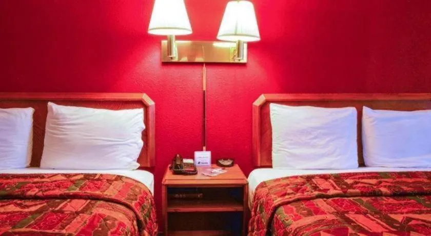 Bed in Econo Lodge Willowbrook