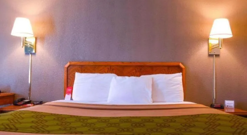 Bed in Econo Lodge Willowbrook