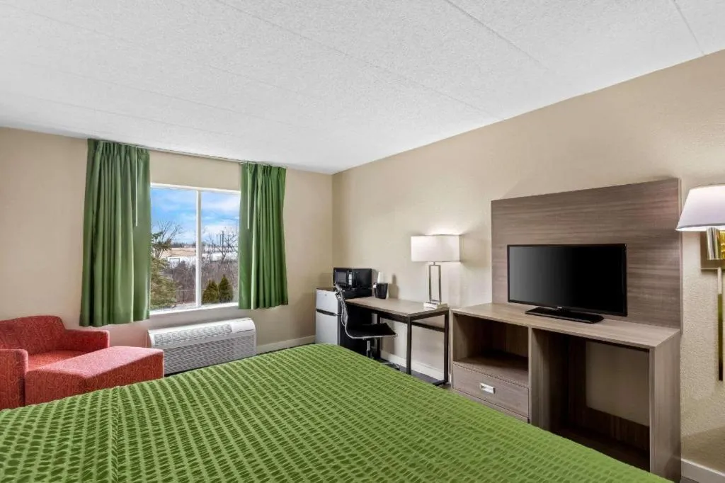 Bed in Econo Lodge Willowbrook