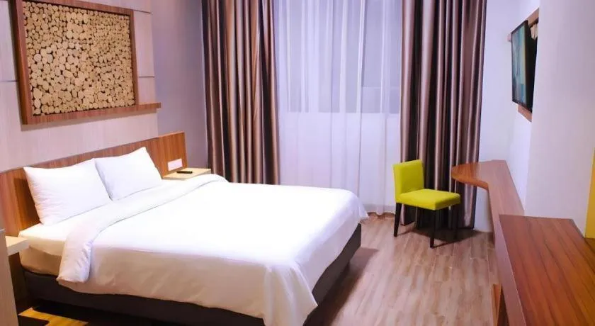 Bed in Ayola First Point Hotel Pekanbaru