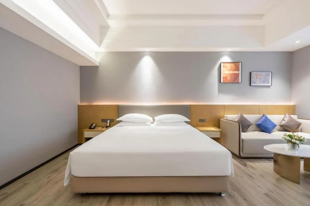 Bed in Country Garden Phoenix Hotel Xinhui Jiangmen